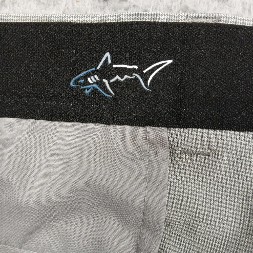 Greg Norman Shark Golf Pants Mens 38x29 Gray‎ Stretch Performance